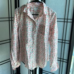 J by J. Crew Cherry Button Down Shirt
